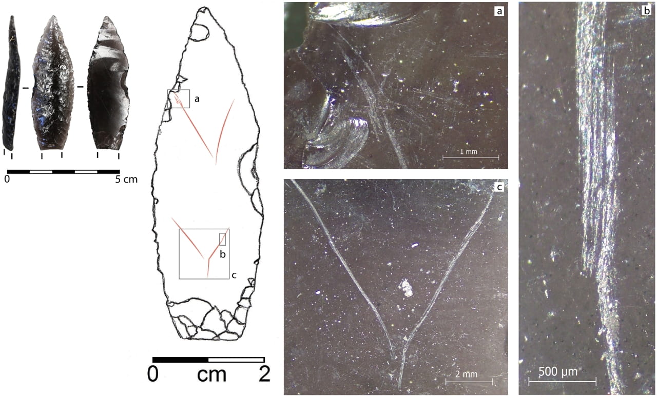 9,000-year-old obsidian arrowheads in Turkey bear mysterious marks with no known meaning