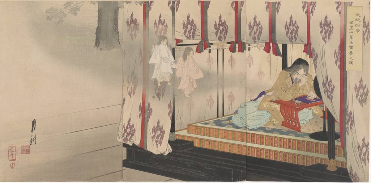 Emperor Go Daigo by Ogata Gekko 1904