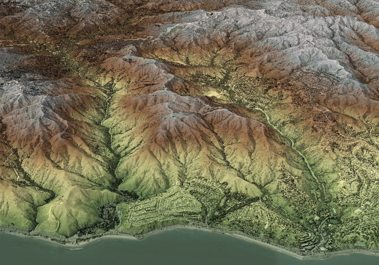 AI trained on simulated sites finds unknown features in lidar data