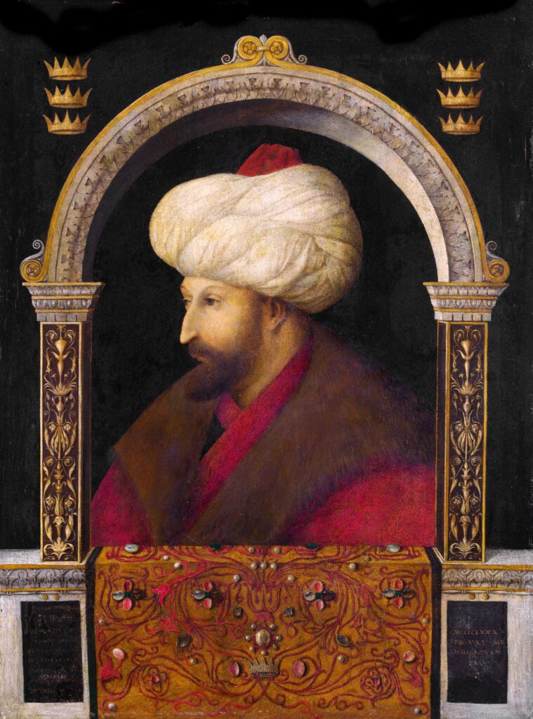 Fatih Sultan Mehmed portresi (Gentile Bellini, 1480)