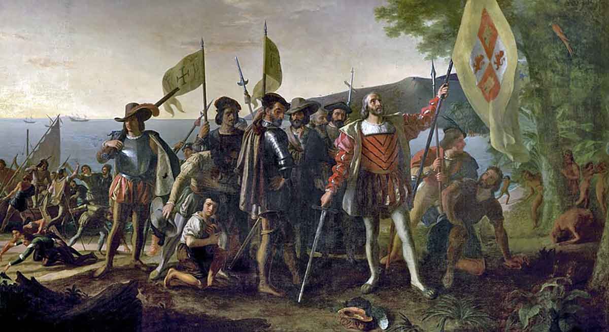 landing of columbus 1492