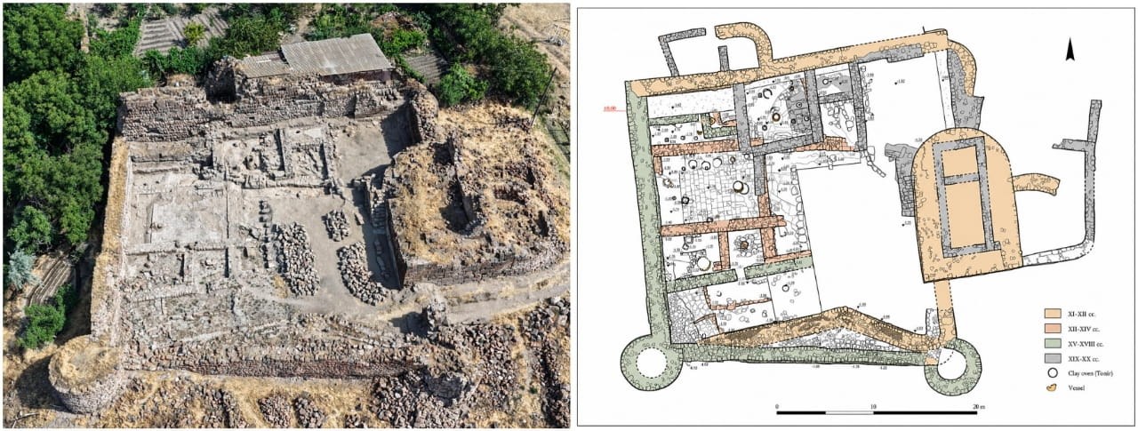More than 40 ancient ovens found inside a medieval castle in Armenia