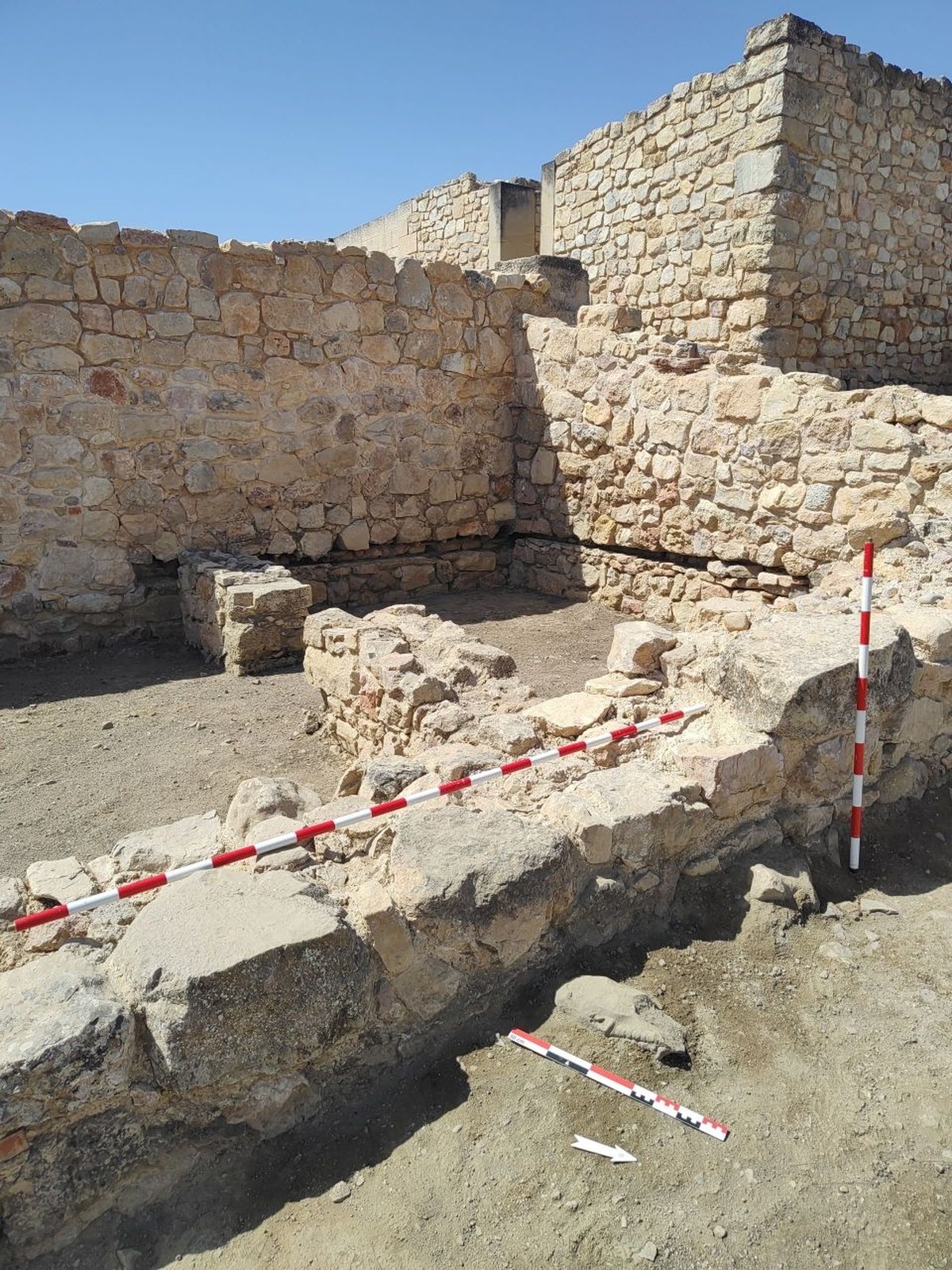 Rare 2,000-year-old Iberian sculpture head found reused in Roman building at Libisosa