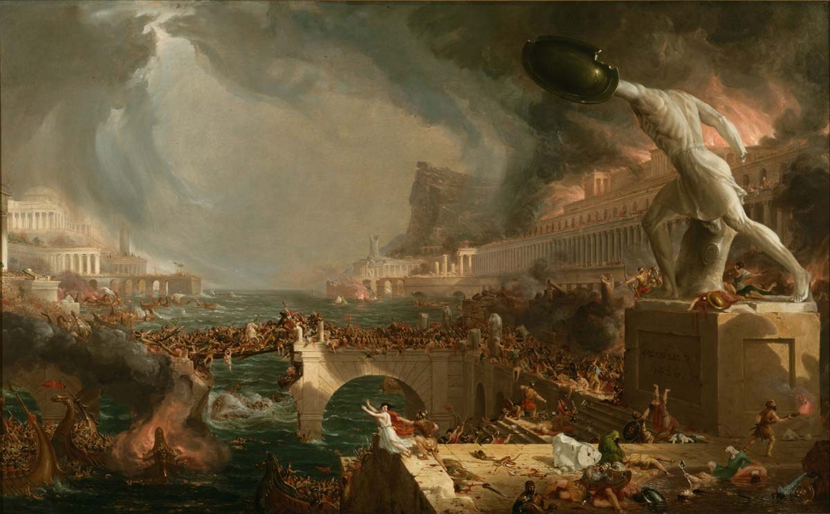 thomas cole course of empire destruction