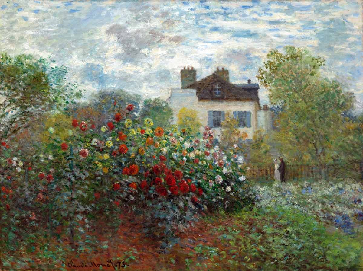 monet artists garden Argenteuil