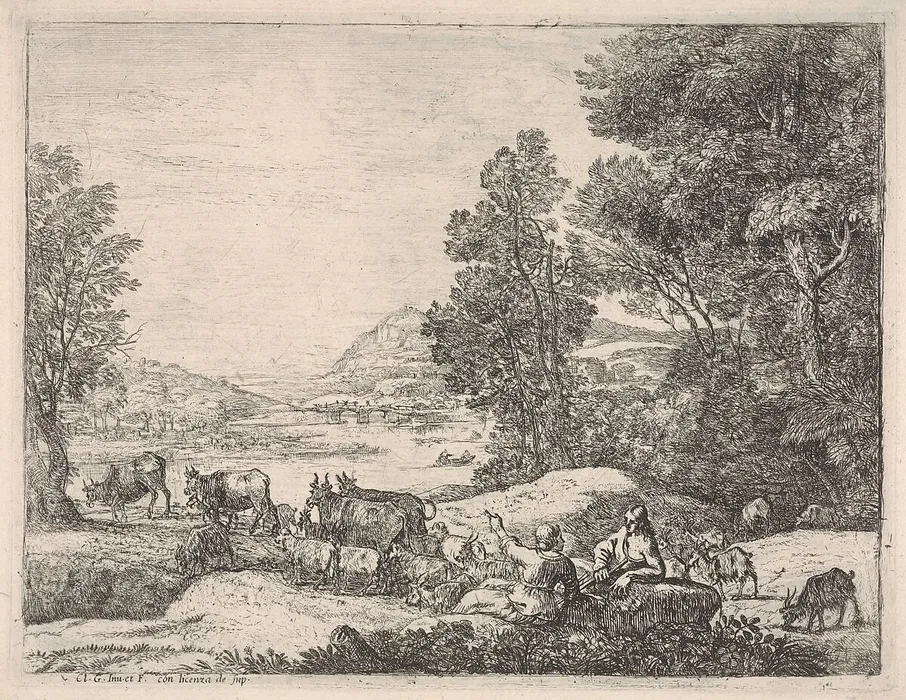 Klasismin Işığında: Claude Lorrain'ın Köylü ve Köylü Kızı