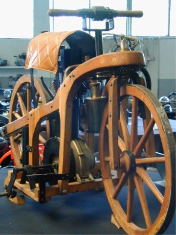 Sanayi devrimi motorlu mobilite ve 1885 Daimler Reitwagen