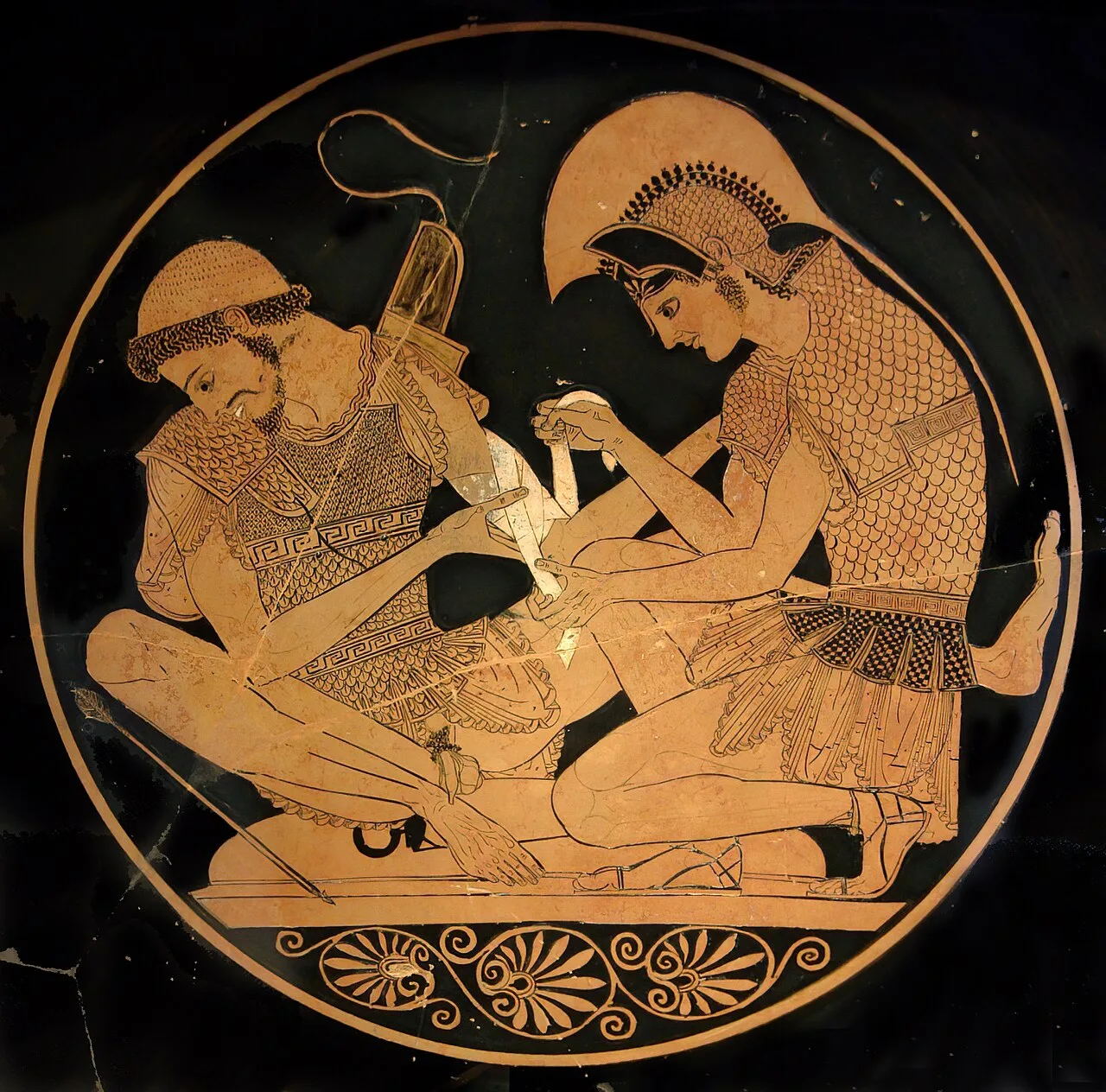 Akhilleus Patroklos Antikensammlung Berlin F2278