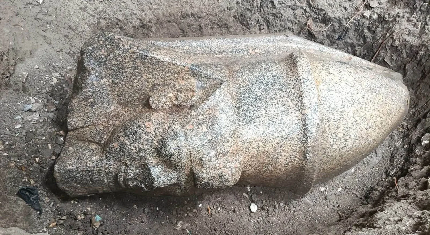 Fragments of Colossal Statues Uncovered in Northern Egypt