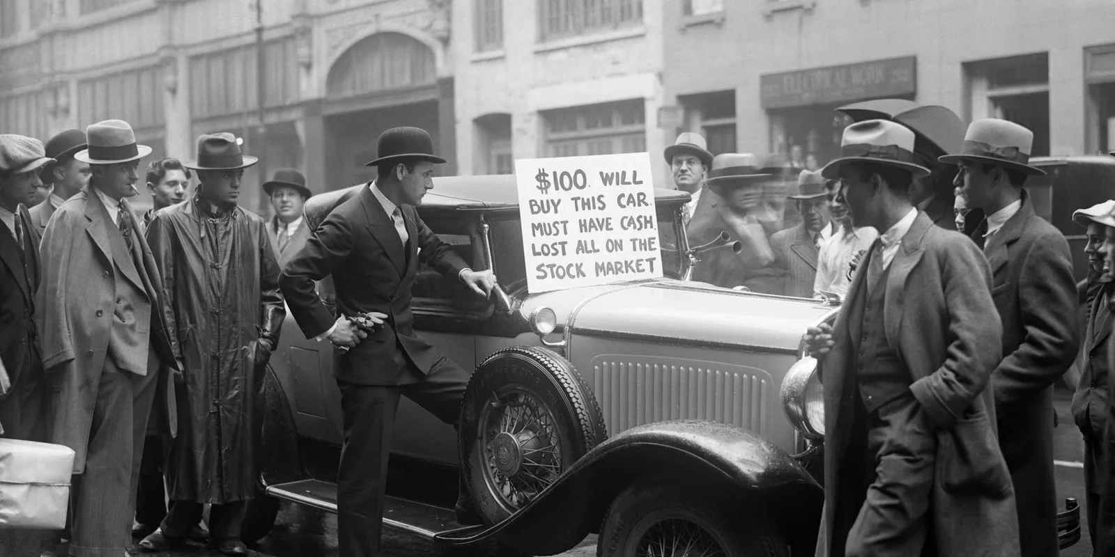1929 Borsa Çöküşünün Kaosu: Fotoğraflar