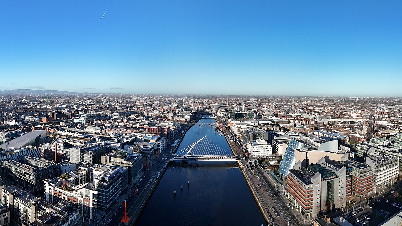 Dublin - aerial - panorama - 2025-02-06